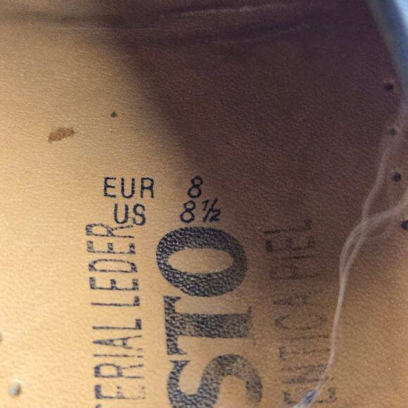 Mephisto Mens 8.5 Black Leather Casual Comfort Slip On Daily Loafer Portugal - Picture 13 of 15